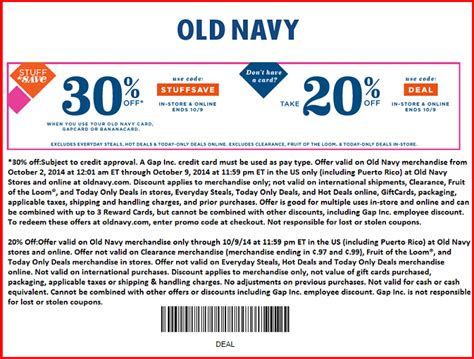 Old navy Coupons and Codes | Coupon Codes Blog