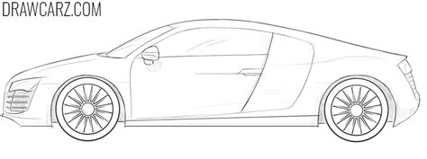 How To Draw A Realistic Car Step By Step