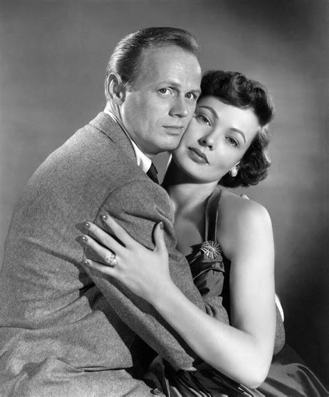 Gene Tierney and Richard Widmark Promoshoot for “Night and the City” | Stars des vieux films ...