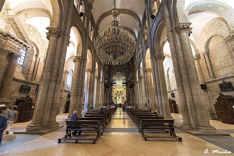 Interior of the majestic Cathedral of Santiago de Composte… | Flickr