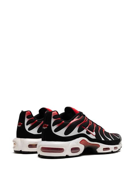 Nike Mens Air Max Plus In Black/white/university Red | ModeSens