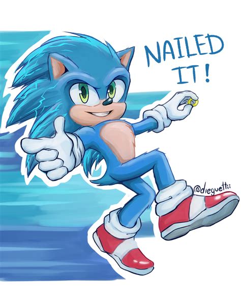 Sonic the Hedgehog Fanart 2020 dieguetty - Illustrations ART street