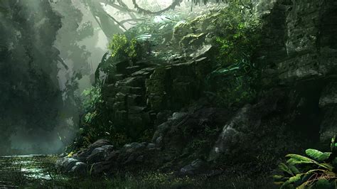 Download Fantasy Jungle 4k Ultra HD Wallpaper by Alex van der Linde