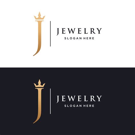 Luxury vintage jewelry logo template design with creative idea with ...