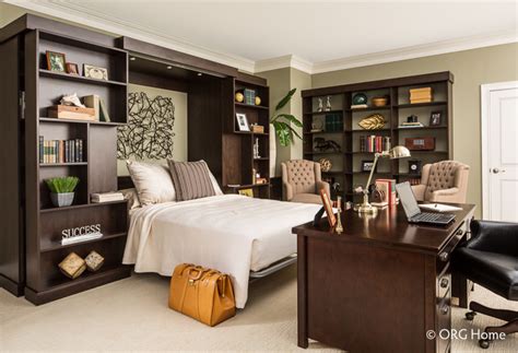 Library Murphy Bed - Contemporary - Bedroom - Grand Rapids - by ORG ...