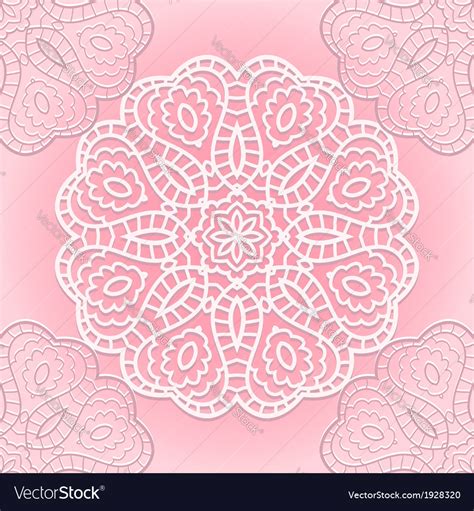 Delicate lace seamless pattern Royalty Free Vector Image