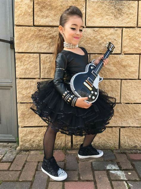 Rock in’ that tutu outfit. | Rockstar costume, Kids rockstar costume ...