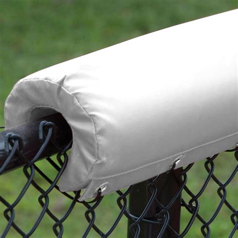 EnviroSafe 2" Thick x 6' Long Premium Baseball Fence Rail Top Padding ...