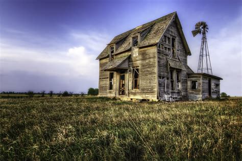 Abandoned farm, western Oklahoma, I think I'll bring my actual camera next time and go to some ...