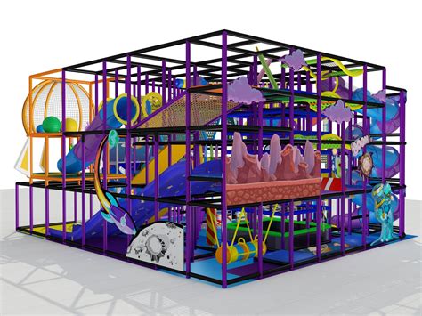 4 Level Space Theme Playscape - Indoor Playgrounds International