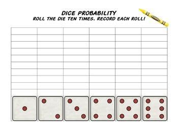 Dice Probability Worksheet - Studying Worksheets