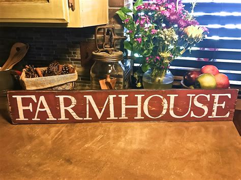 Rustic Farmhouse Sign Wood Farmhouse Sign Farmhouse Decor Rustic Wood ...