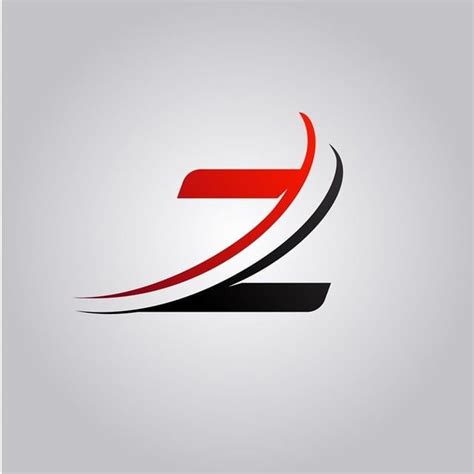 z,letter,logo,swoosh,red,abstract,business,company,initial,logotype,modern,symbol,alphabet,brand ...