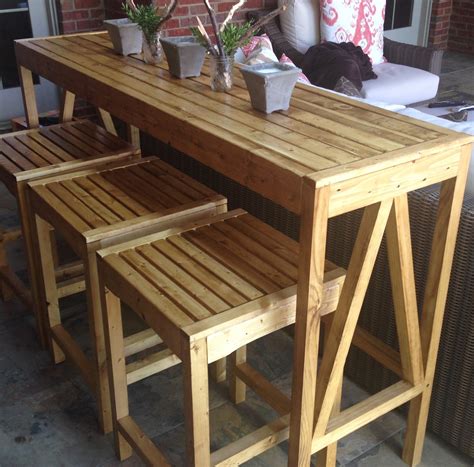 Ana White | Custom Sutton Outdoor Bar Stools - DIY Projects