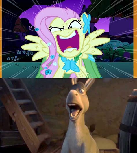 Fluttershy yelling at Donkey to love her by DarkMoonAnimation on DeviantArt