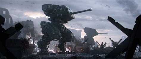 Henrik Lundblad - WW2 Mech concept