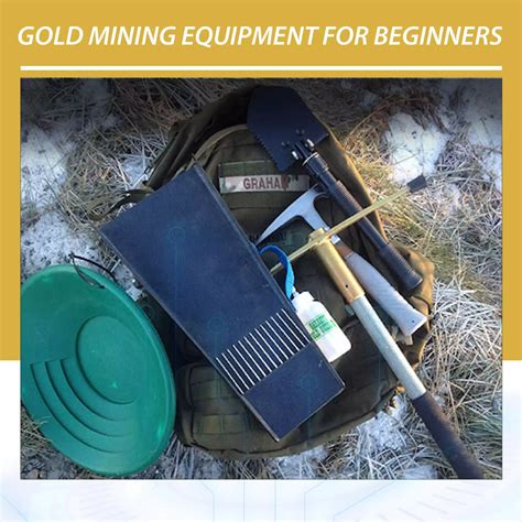 Best equipment for gold mining for beginners