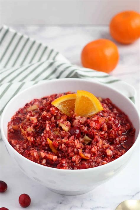 Cranberry Orange Relish - Super Healthy Kids