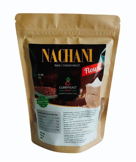 Curryfeast 1kg Nachani Flour at Rs 70/kg in Mumbai | ID: 2852999886012
