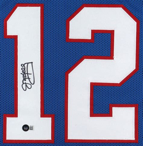 Jim Kelly Signed Custom Framed Jersey Display (Beckett) | Pristine Auction