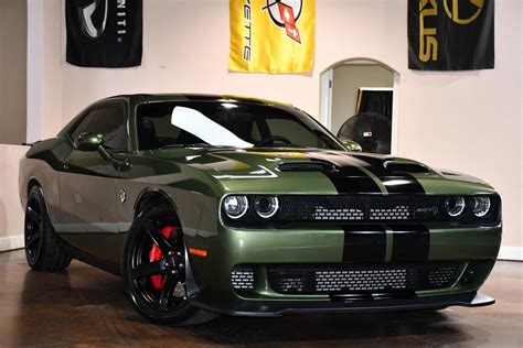 2020 Dodge Challenger Srt Hellcat 12381 Miles F8 Green Coupe Hemi 6.2l ...