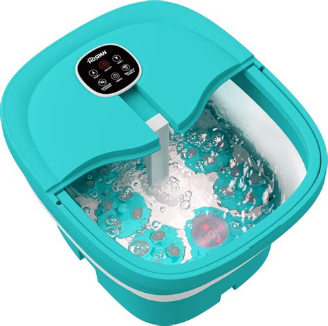 Amazon.com: HOSPAN Collapsible Foot Spa Electric Rotary Massage, Foot Bath with Heat, Bubble ...