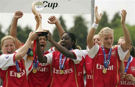 Arsenal Women feminino Uefa Cup champions 2007 Ian Walton Collection ...