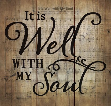 Hymn: It Is Well With My Soul – Men Of The West