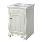 Home Decorators Collection Naples 24 in. W Bath Vanity Cabinet Only in White with Right Hand ...