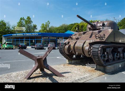 France, Calvados, Saint Laurent sur Mer, the Omaha Beach Memorial ...