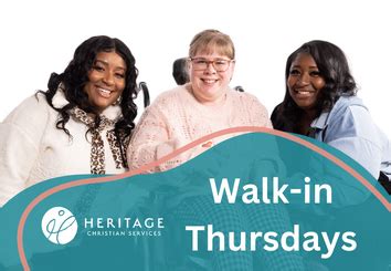 Walk-in Thursdays - Heritage Christian Careers