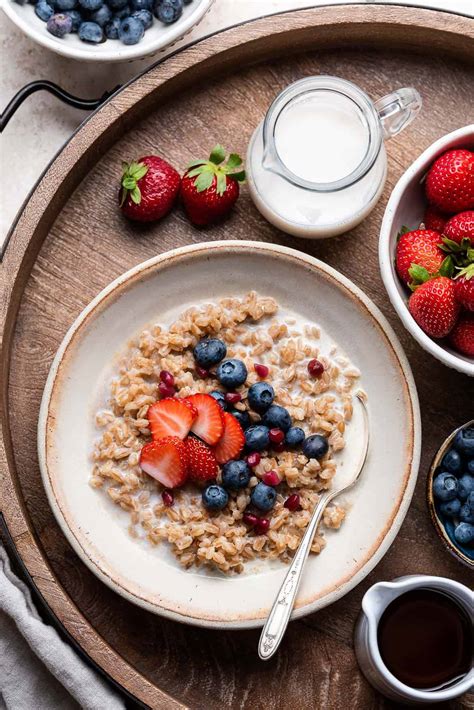 Maple Cinnamon Breakfast Farro - Kitchen Confidante®