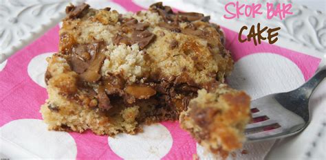 Skor Bar Crunch Cake – 5 Boys Baker