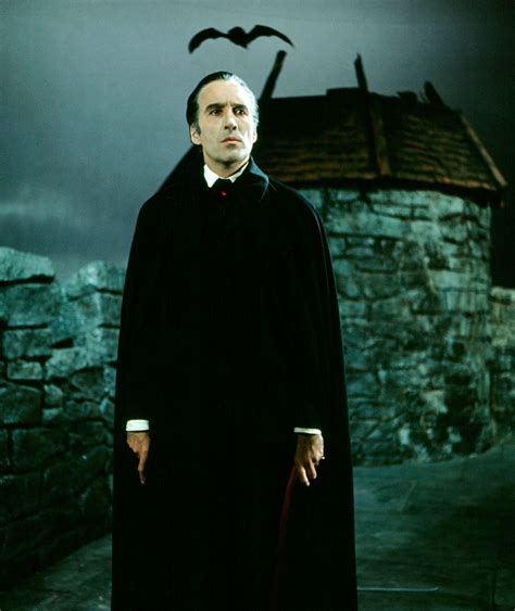 Christopher Lee as Count Dracula. | Hammer horror films, Classic horror ...