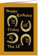 Birthday on Friday the 13th Cards from Greeting Card Universe