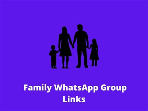 970+ Active Family WhatsApp Group Links 2024