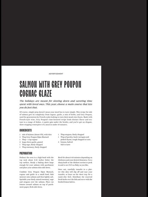 Salmon with mustard cognac glaze | Salmon, Grey poupon, Main course