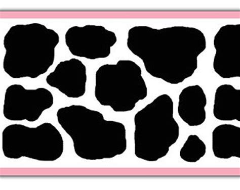 Cow Print Wallpaper Border