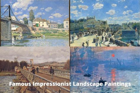 10 Most Famous Impressionist Landscape Paintings - Artst