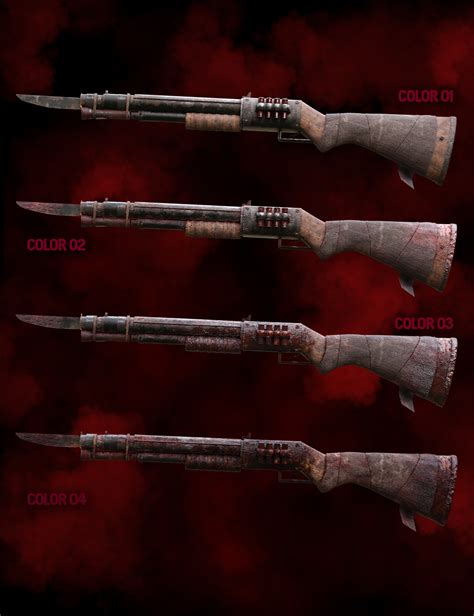 Zombie Weapons Set | Daz 3D