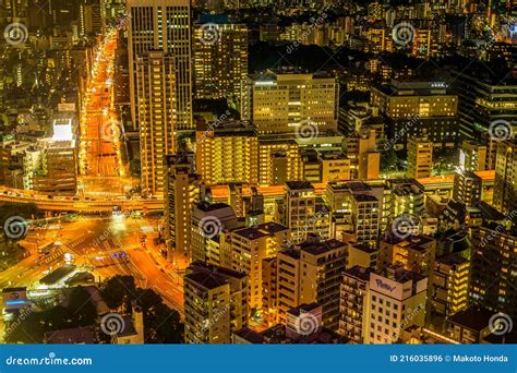 Tokyo Night View As Seen from Tokyo Tower Stock Photo - Image of ...