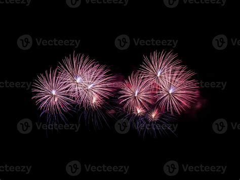 Colorful fireworks explosion in annual festival 8070353 Stock Photo at ...