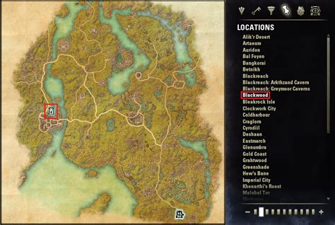 How do I get to Blackwood? - Support | The Elder Scrolls Online