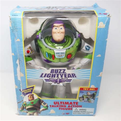 Vintage Disney Pixar Thinkway - Buzz Lightyear - Rare Vintage Toy Story ...