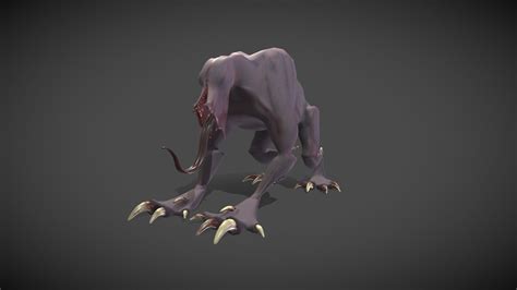 Horror game monster - 3D model by NooraT [4566cd3] - Sketchfab