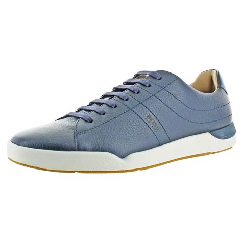 HUGO BOSS HUGO BOSS MENS STILLNESS LEATHER PEBBLED FASHION SNEAKERS. #hugoboss #shoes | Sneakers ...