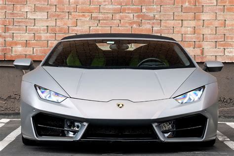 Lamborghini Huracan Spyder Convertible (Silver) - Exotic Car Rentals ...