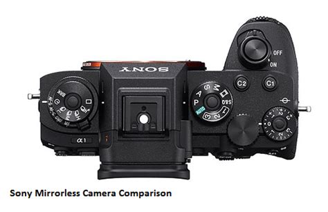 Sony Mirrorless Camera Comparison - Basic Printer Driver