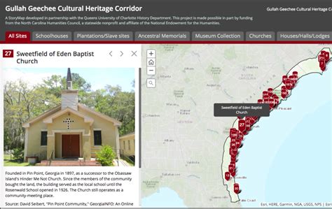 Interactive Map Of Gullah Geechee Cultural And Historic Resources – Discovering Legacy Of ...