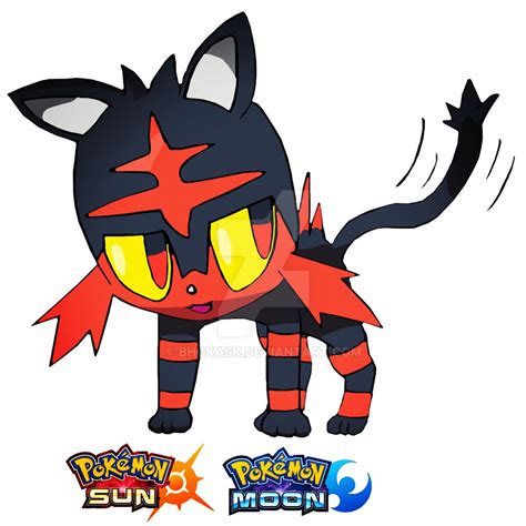 Litten - The fire Cat starter pokemon by BhoKaSK on DeviantArt